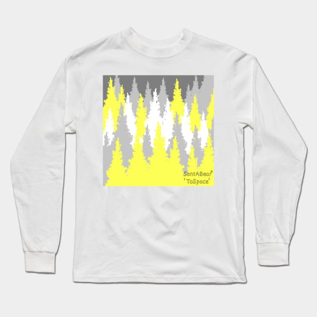 Demigender Pride Forest Long Sleeve T-Shirt by SentABearToSpace 